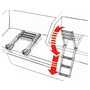 Telescopic ladder for gangplank